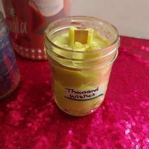 Homemade and handmade candles